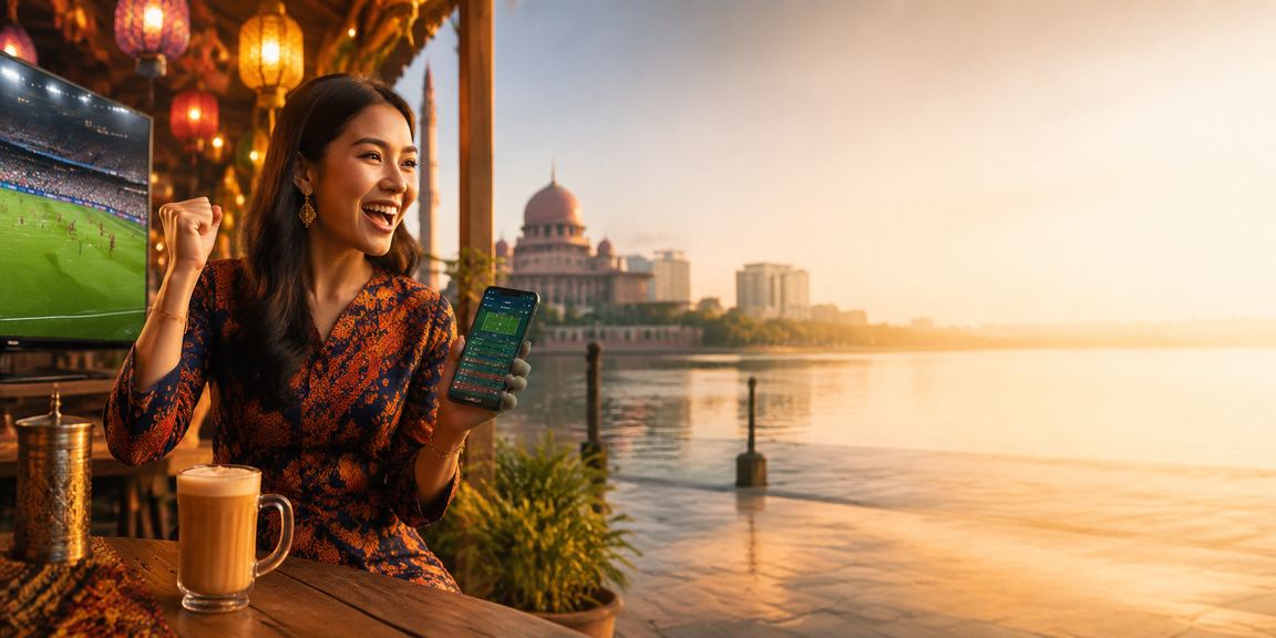 Suasana kasino mudah alih Baccarat dengan reka bentuk batik Malaysia di Putrajaya